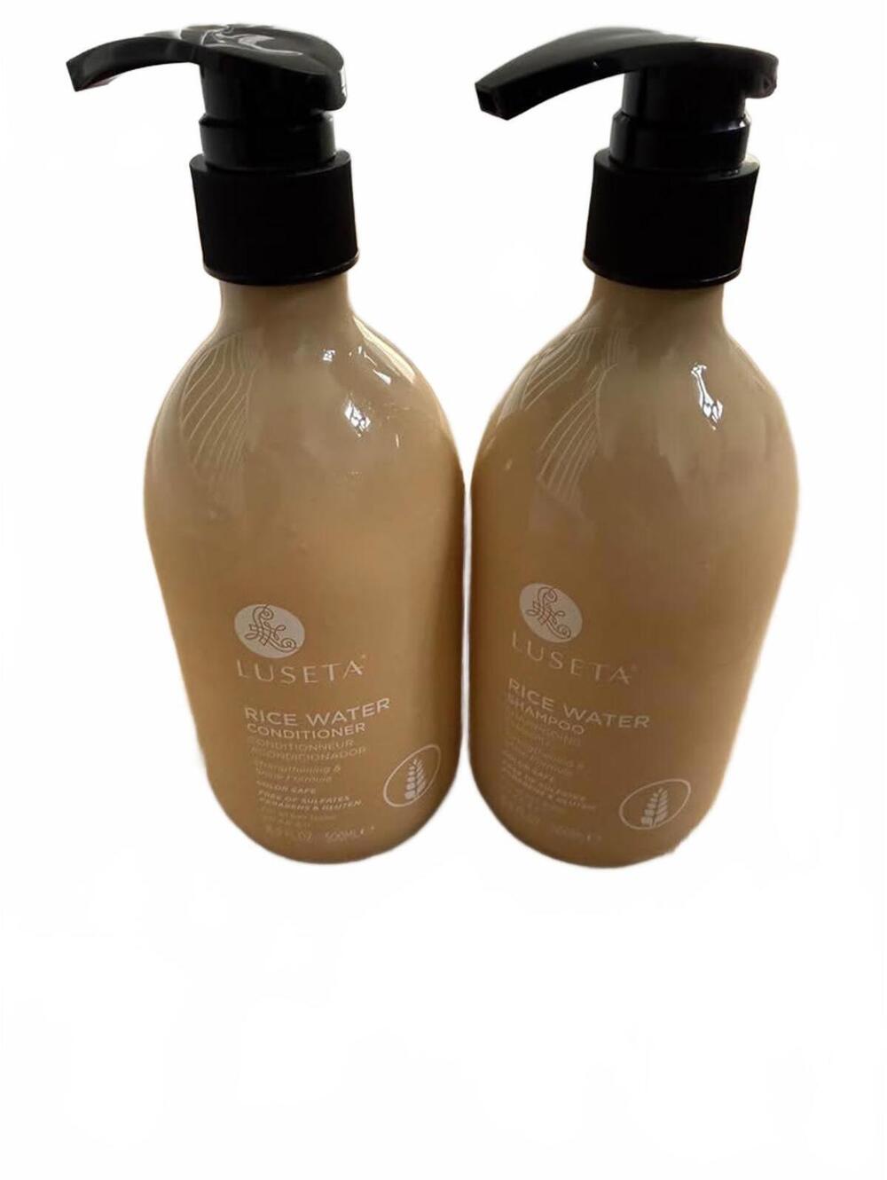 Luseta Rice Water Shampoo & Conditioner Bundle Set